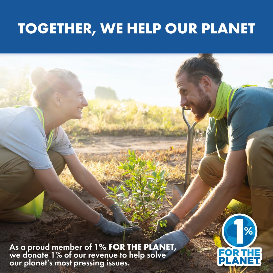 Opportuniteas planet donation badge highlights 1% for the Planet support