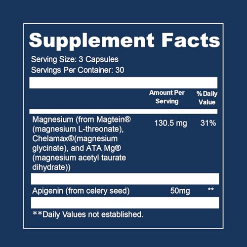 Opti + Life MD magnesium capsules with a glass of water for easy intake.