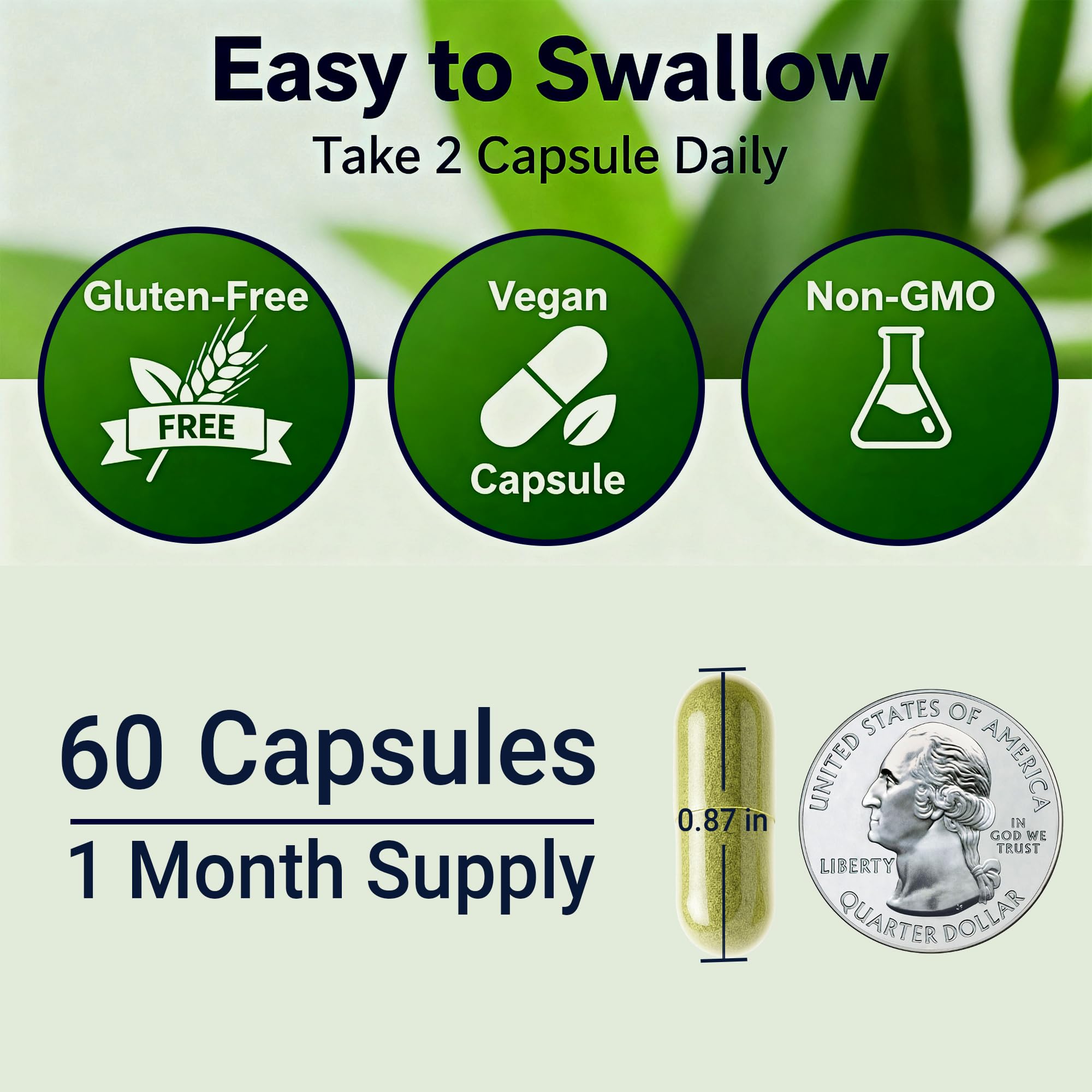 Opti Health sea moss pills close up showing tasteless easy to swallow capsules