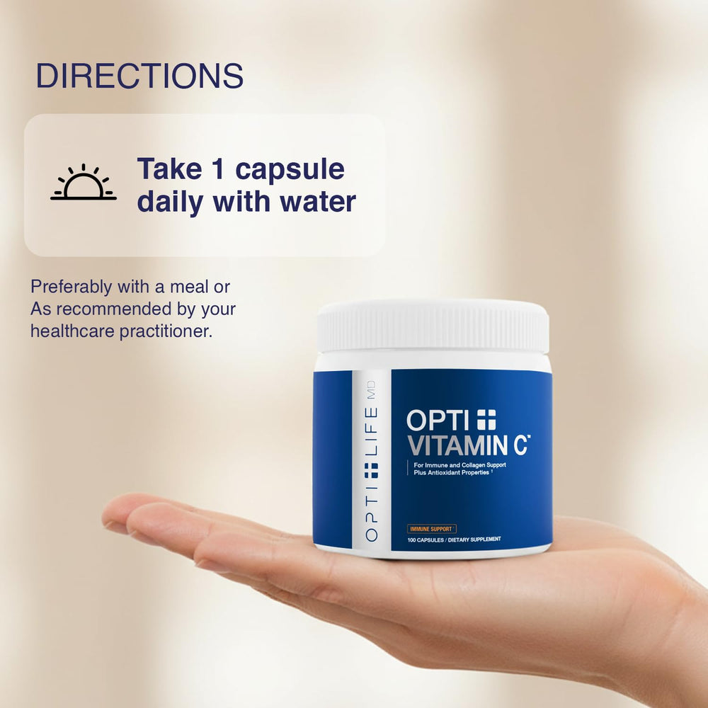 Opti Life MD capsules representing immune-support potential