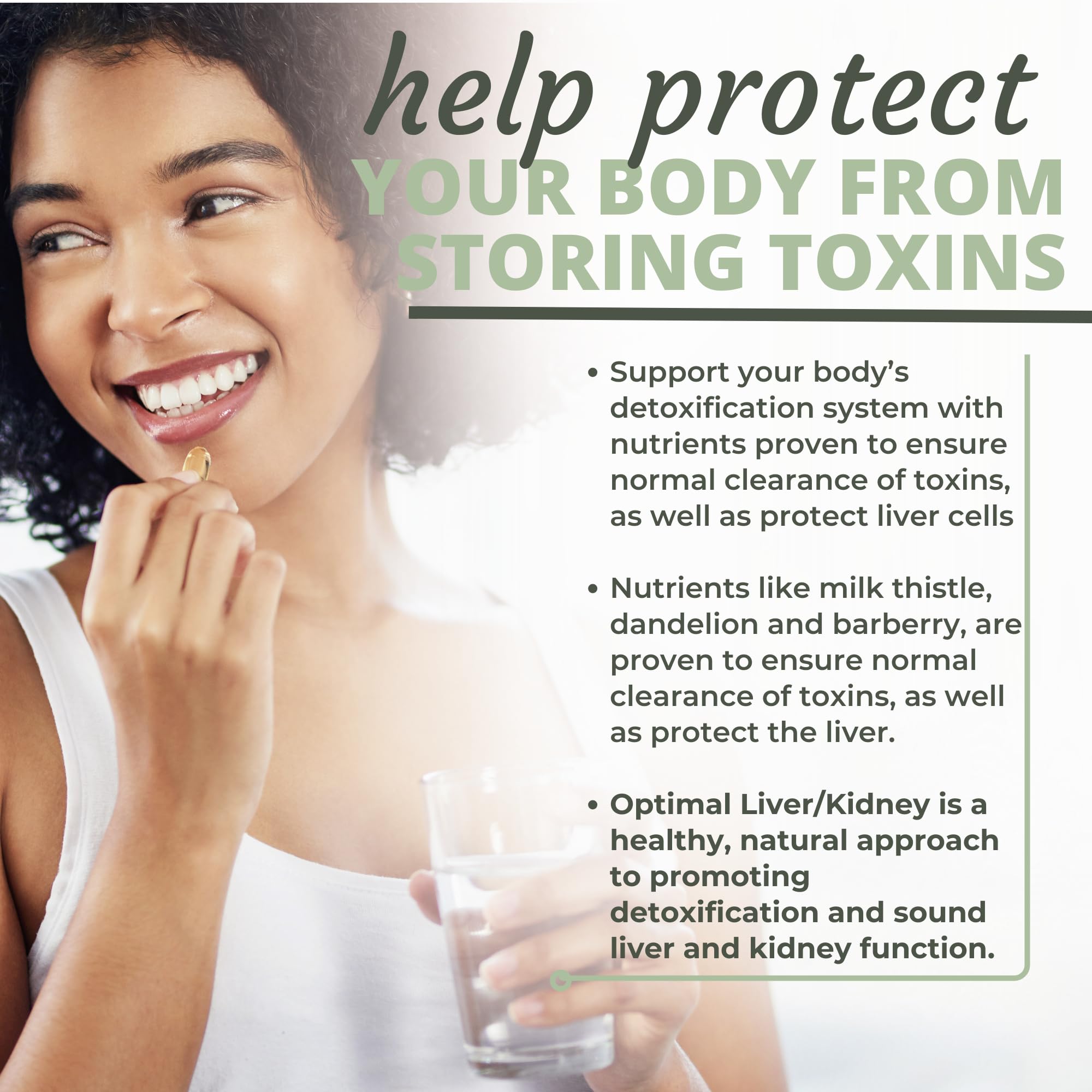 Optimal Health Systems clean-formula packaging demonstrating non-GMO, vegetarian, gluten-free attributes