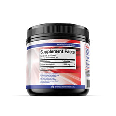 Optimized FR Code 3 Creatine bottle side view showcasing on-the-go packaging.