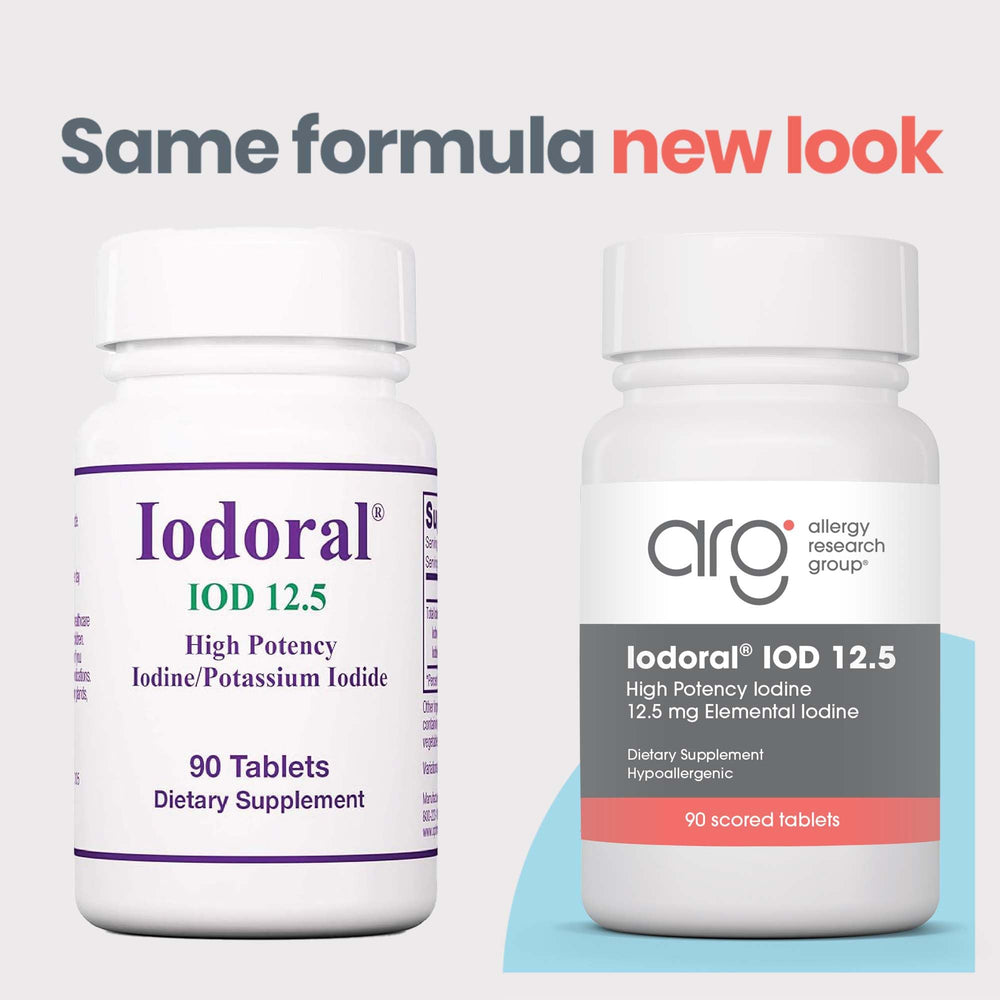 Optimox Iodoral label close-up highlighting gluten and soy-free formulation.