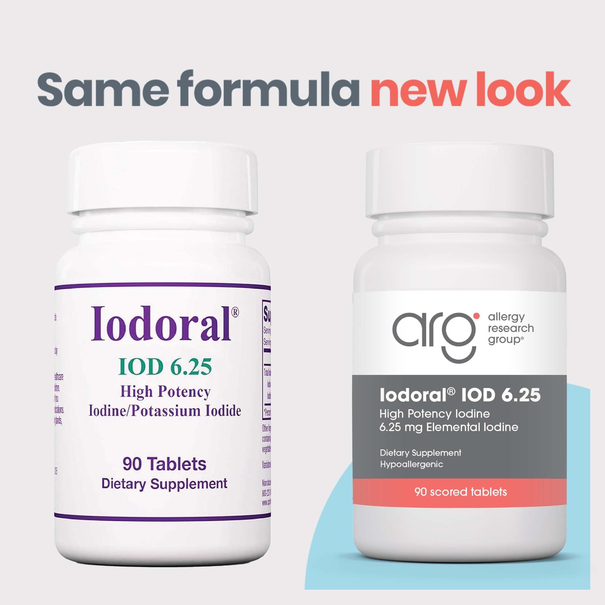 Optimox Iodoral 6.25 mg tablets close-up showing texture and daily iodine support