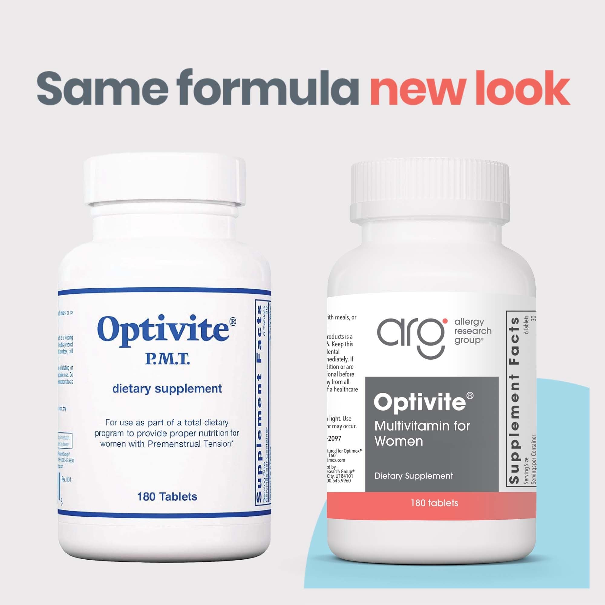 Optimox Optivite PMS capsules closeup shows daily cycle support