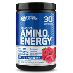 Optimum Nutrition Amino Energy bottle pour for on-the-go energy during workouts