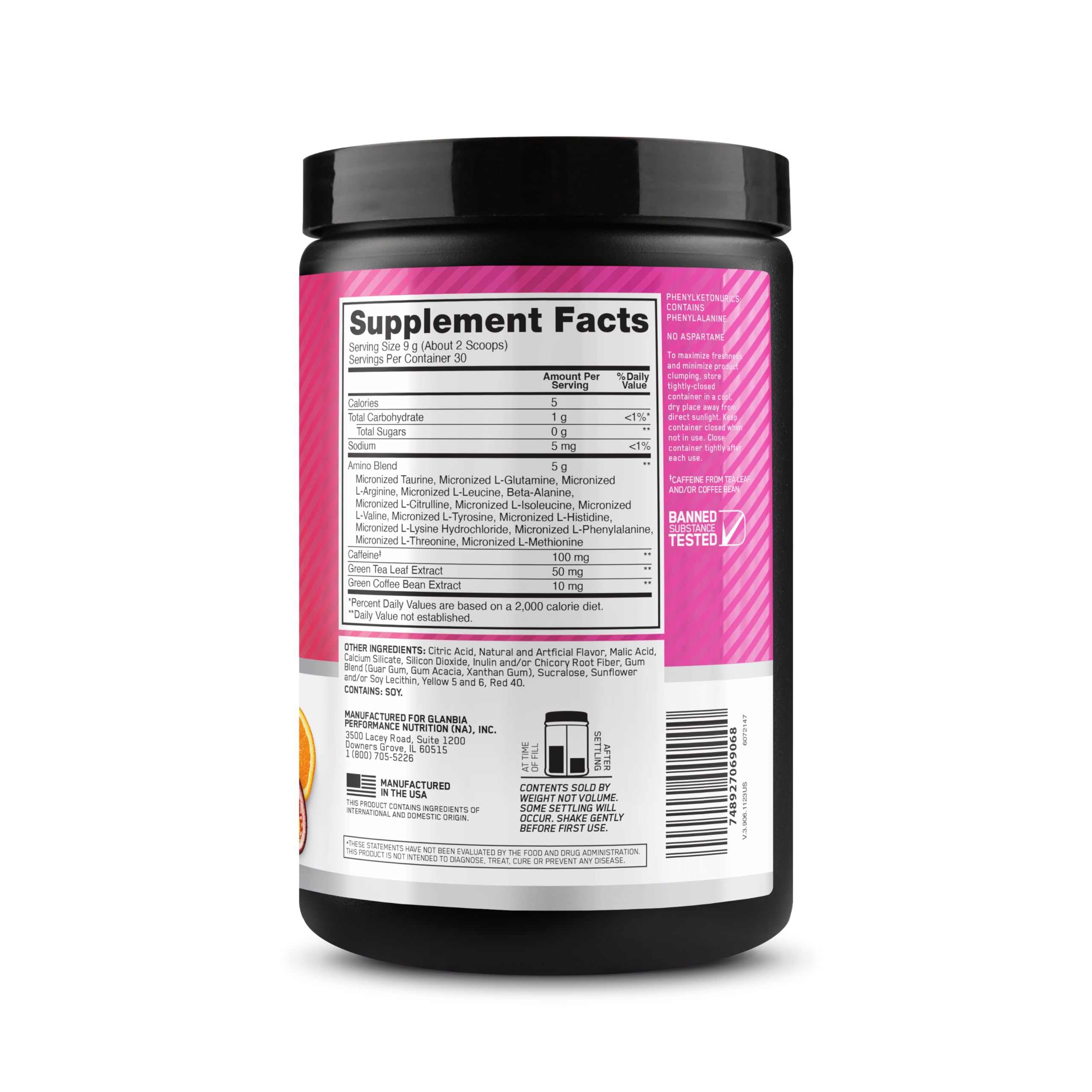 Optimum Nutrition Amino Energy Daytime energy use for workouts.
