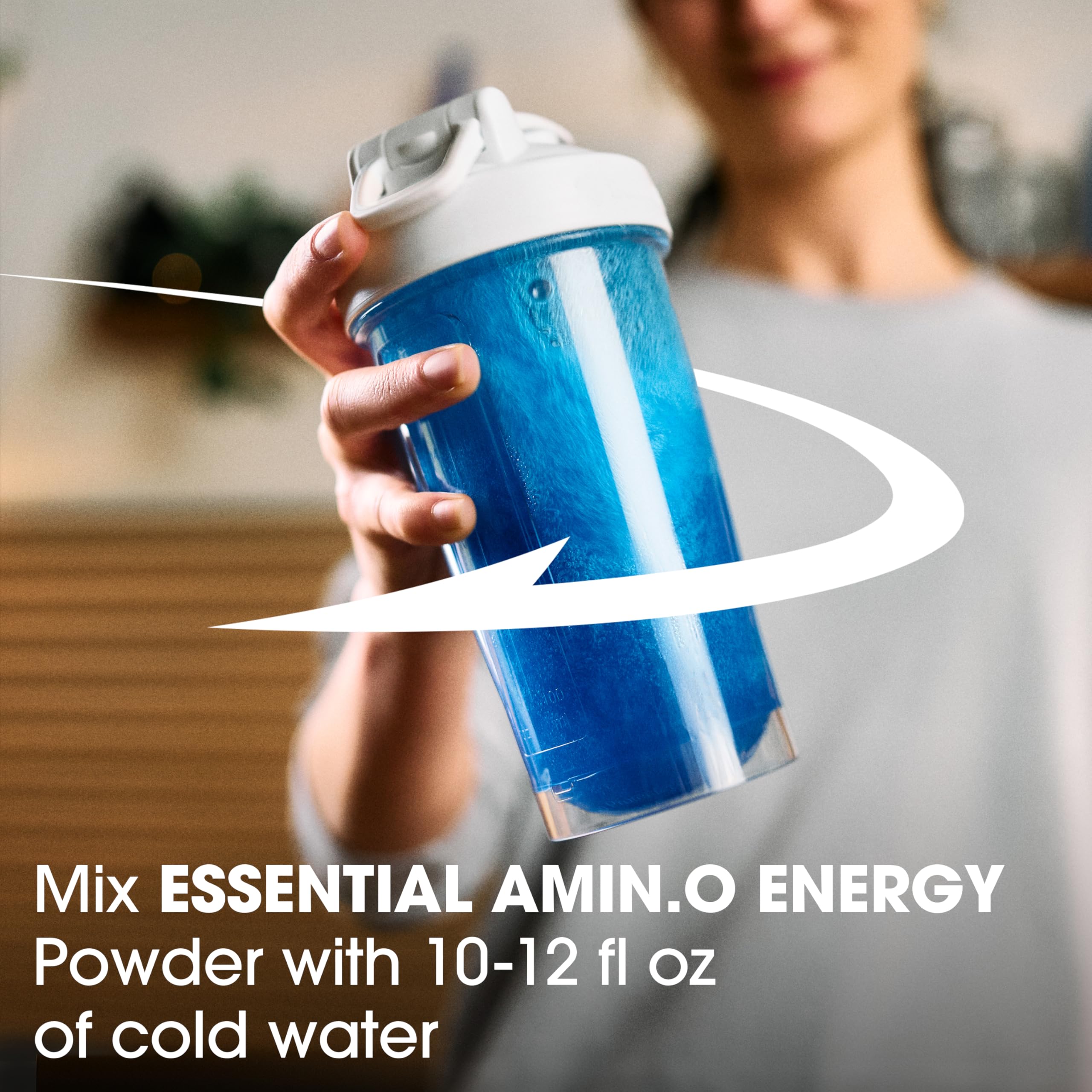 Optimum Nutrition Amino Energy green tea icon suggests alertness and antioxidant support.