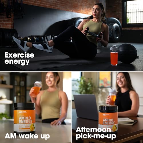 Optimum Nutrition Amino Energy on the go for mental focus.
