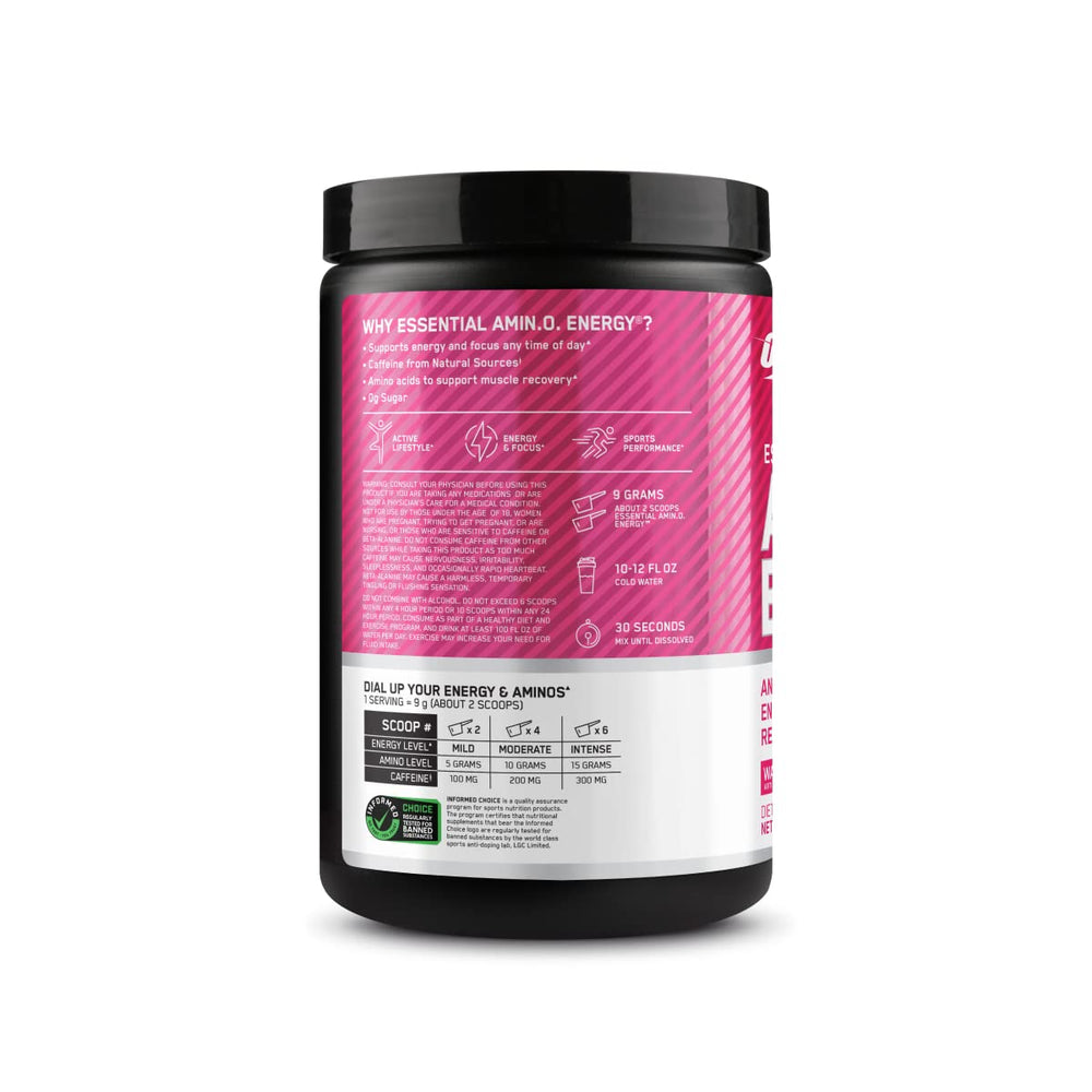 Optimum Nutrition Amino Energy Watermelon in a glass after mixing
