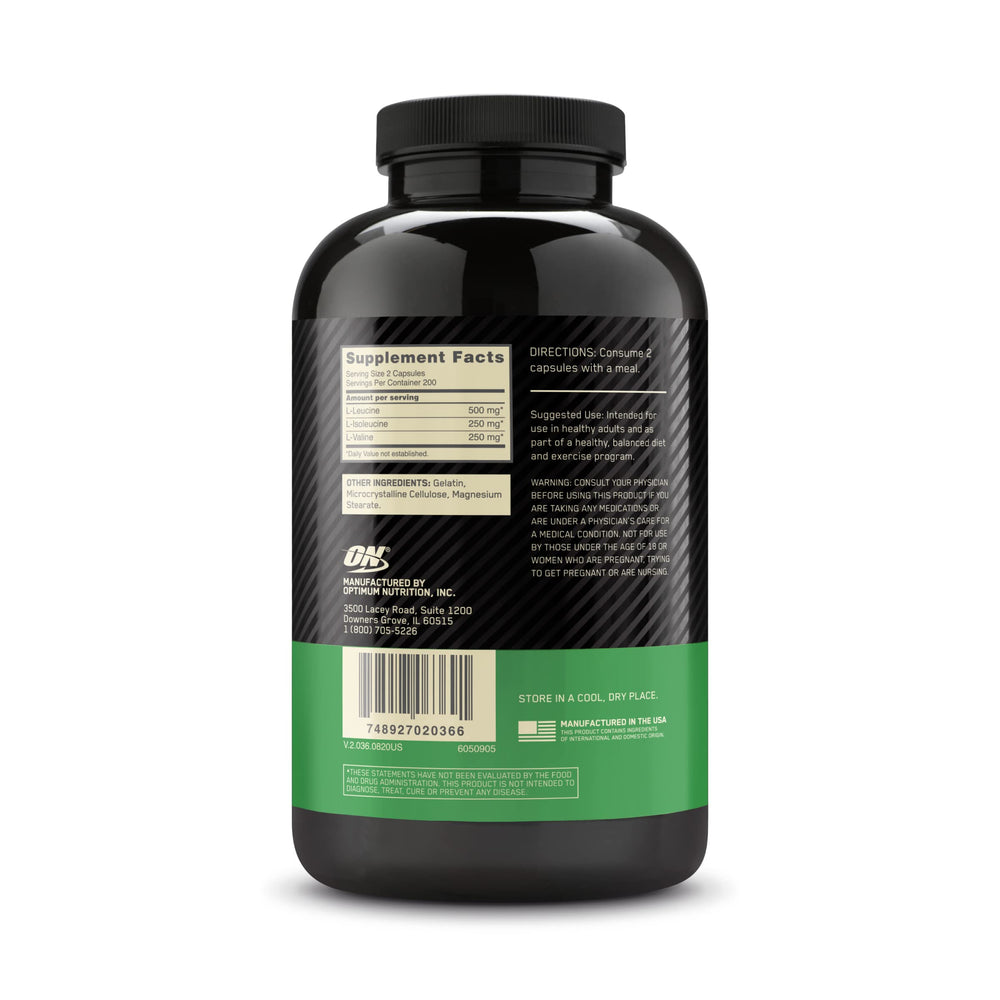 Active athlete using Optimum Nutrition BCAA 1000 during cooldown