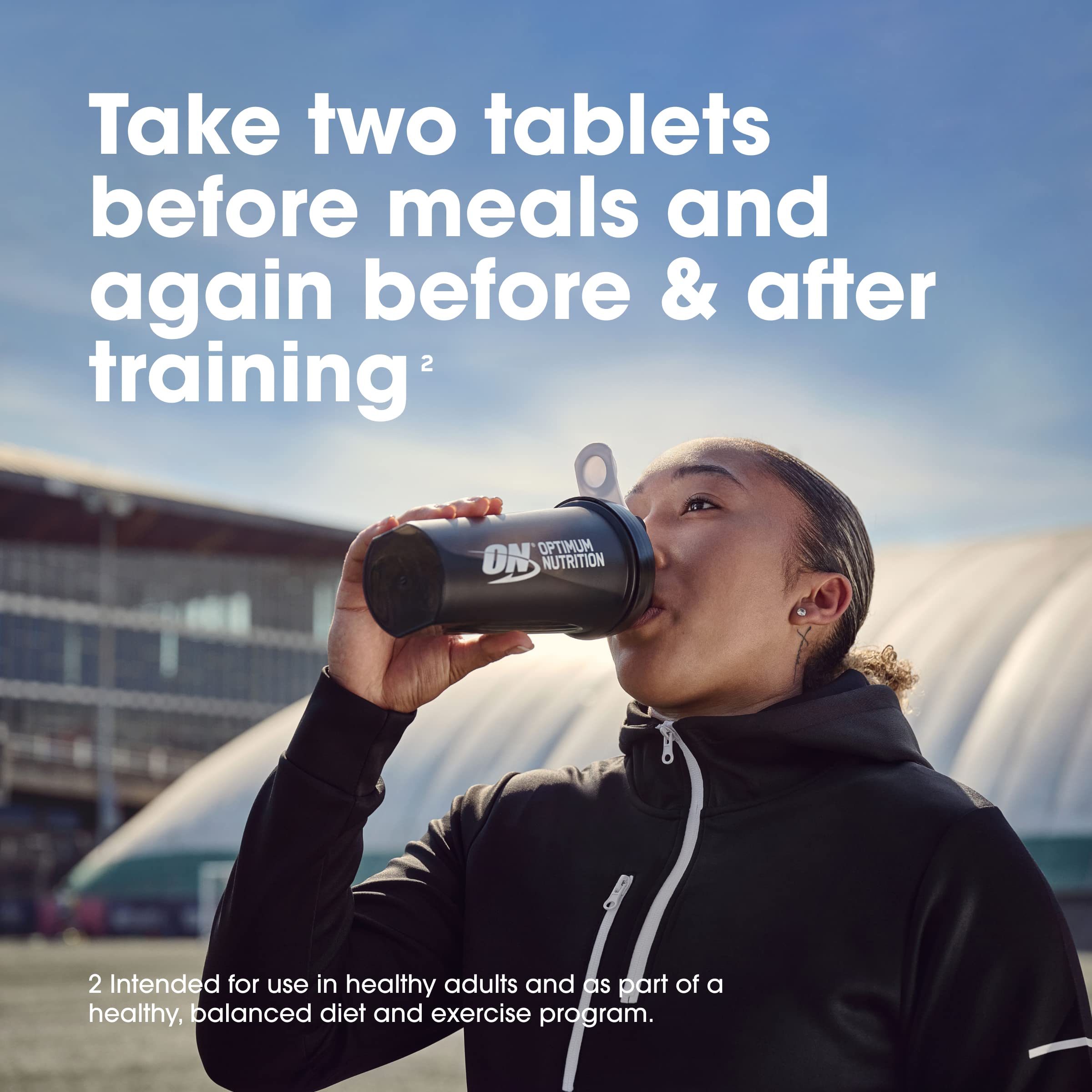 Morning use: Optimum Nutrition BCAA 1000 capsules before training