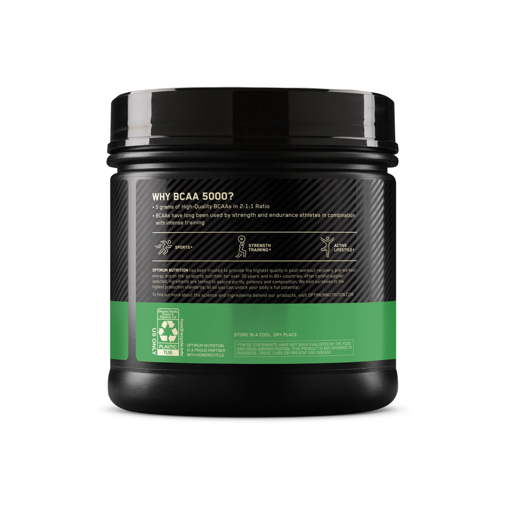Athlete scene featuring Optimum Nutrition BCAA 5000 during training
