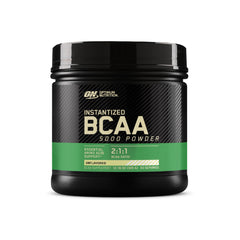 Optimum Nutrition BCAA 5000 powder unflavored ready for easy mixing in water.