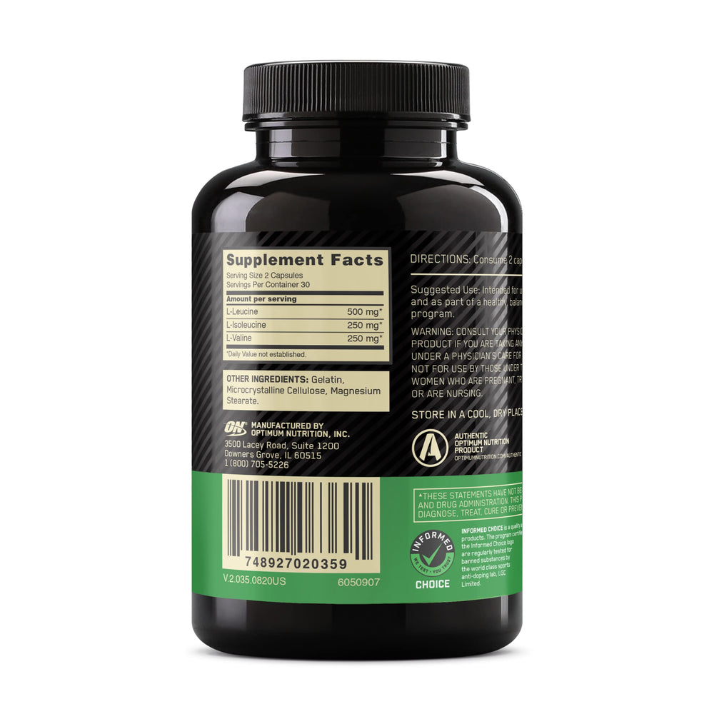 Capsules easy to swallow during busy training days.