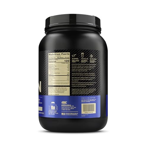 Optimum Nutrition Gold Standard Casein breakfast smoothie pour
