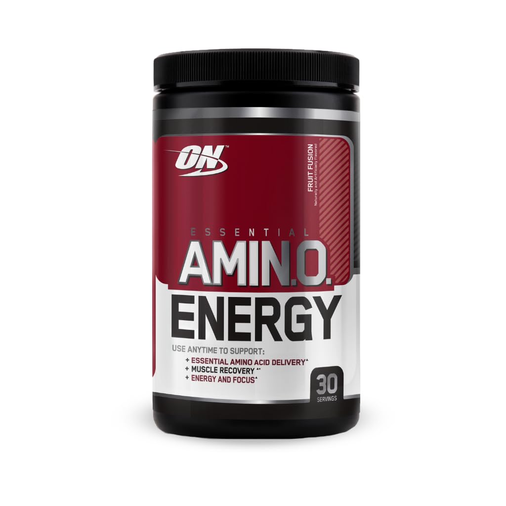 Optimum Nutrition Gold Standard Pre-Workout Fruit Fusion bottle ready for training energy