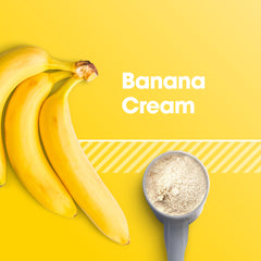 Optimum Nutrition Gold Standard Banana Cream shake in a shaker cup for post-workout support.