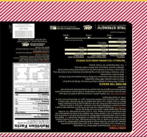 Optimum Nutrition Gold Standard Whey chocolate powder scoop, delicious flavor for smoothies.