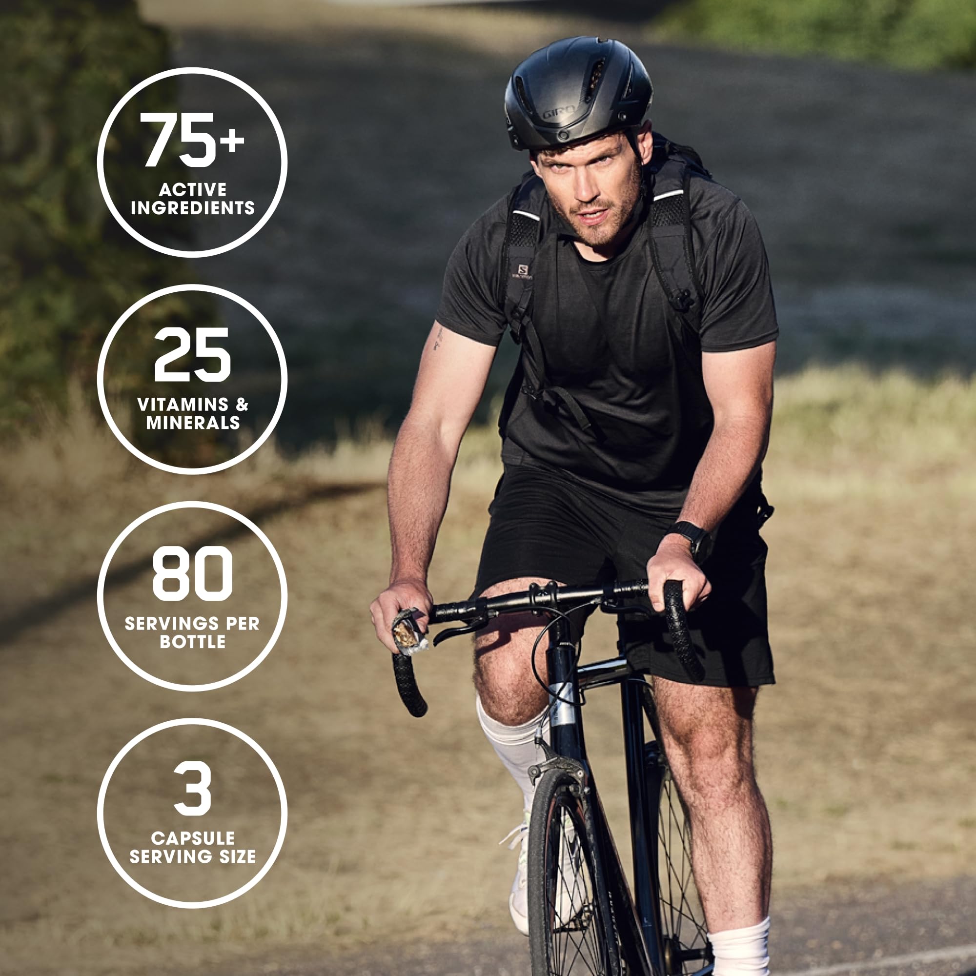 Optimum Nutrition Opti-Men ingredient blends graphic detailing essential minerals.