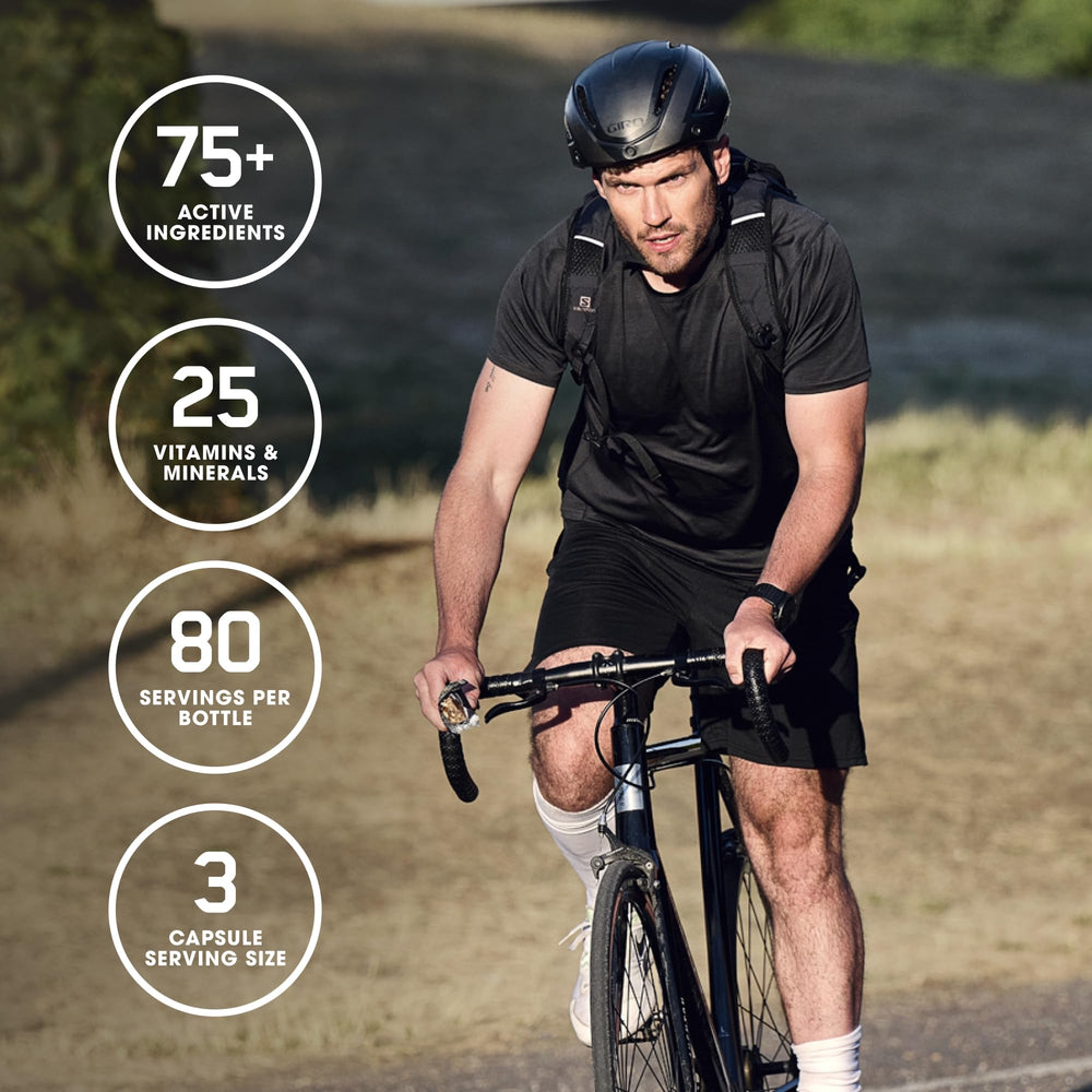 Optimum Nutrition Opti-Men ingredient blends graphic detailing essential minerals.