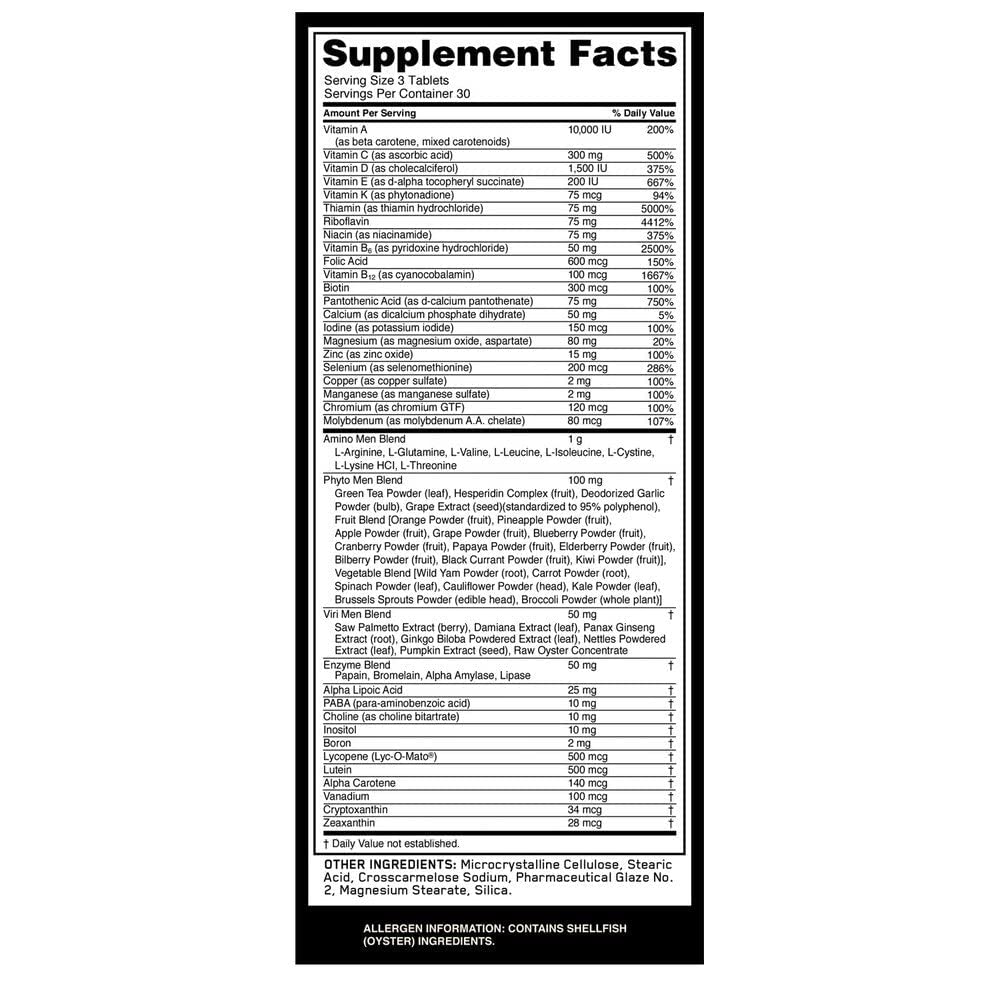 Phyto-Blend graphic featuring 20+ fruit and vegetable concentrates for phytonutrients.