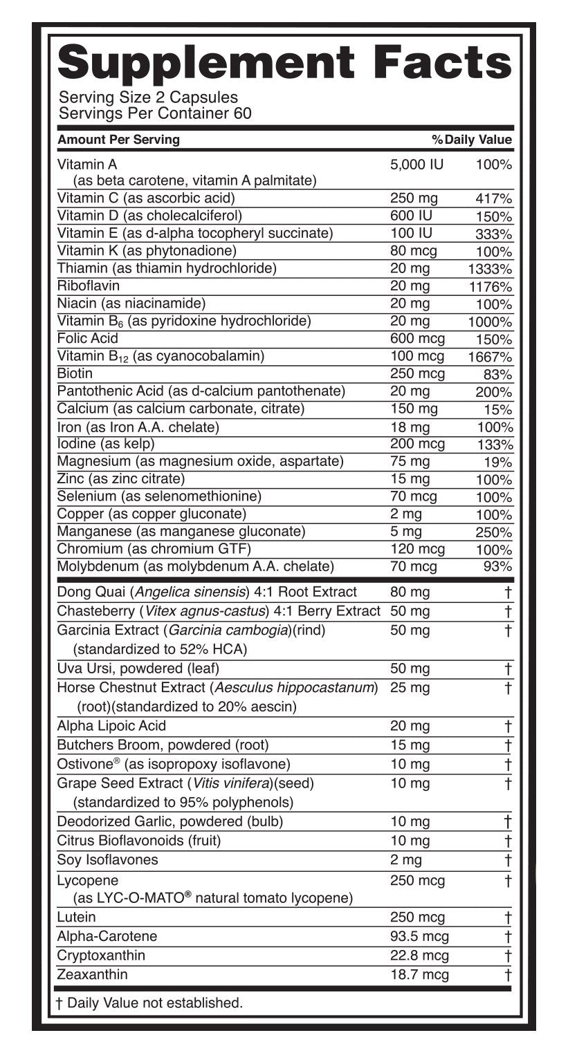 Optimum Nutrition Opti-Women capsules close-up indicating easy swallow.