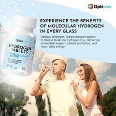 Optiwav magnesium gluconate tablet close-up highlights natural energy support.