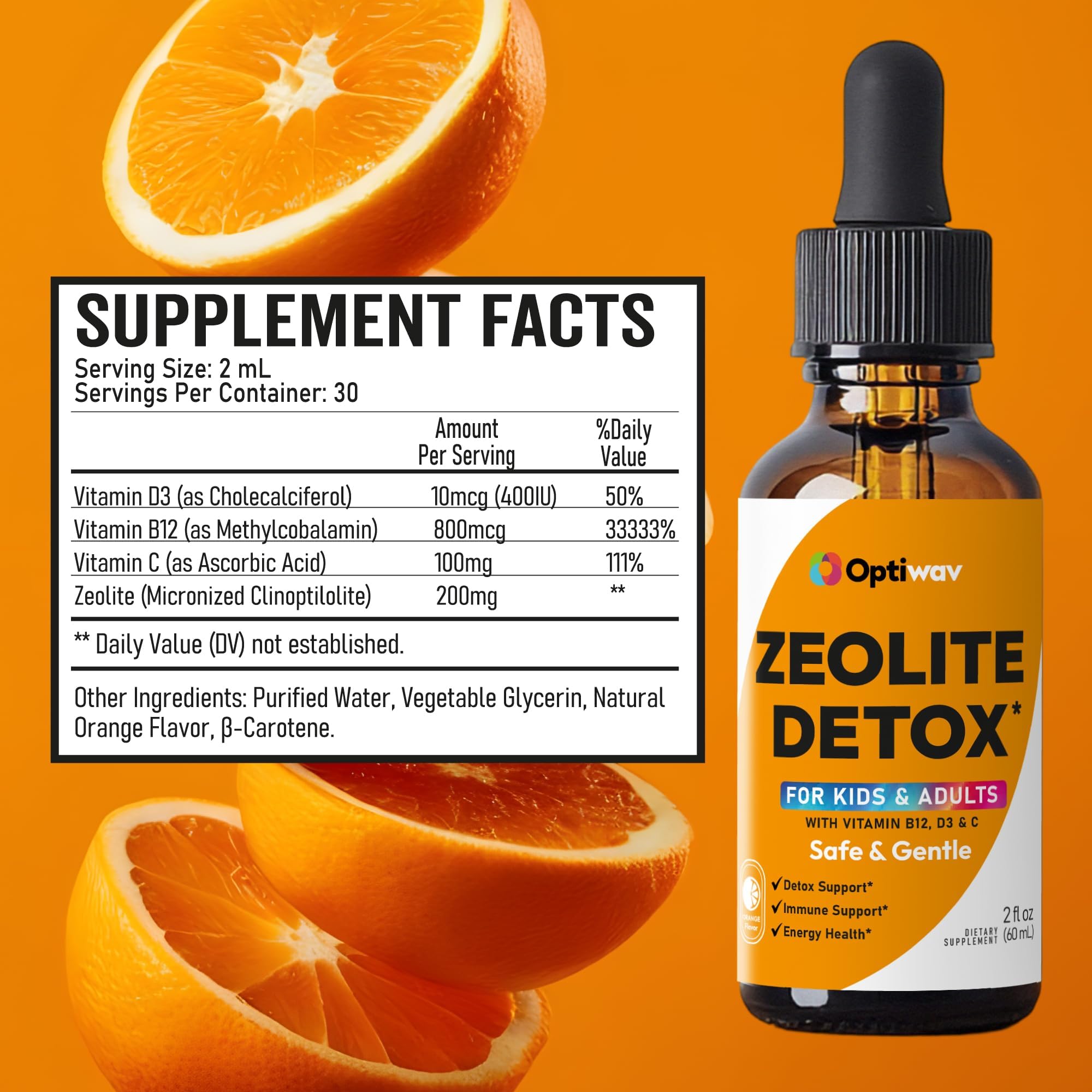 Optiwav Zeolite Detox Drops enjoyed as part of family wellness routine.