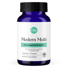 Ora Organic Modern Multi bottle front for daily energy support.