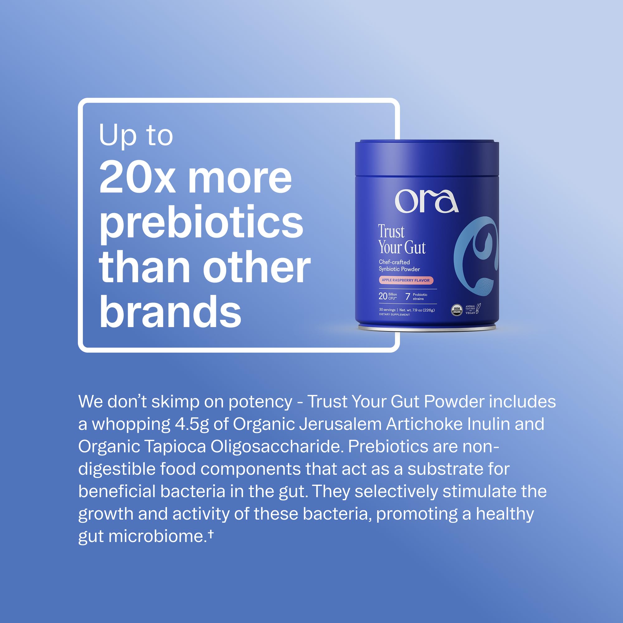 Ora Organic: prebiotico alcachofa de Jerusalén para la microbiota.