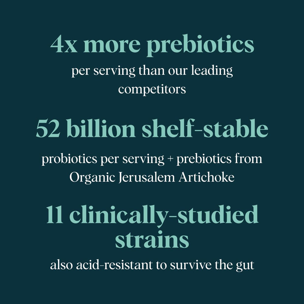 Acid-resistant strains highlighted on Ora Organic Probiotics label