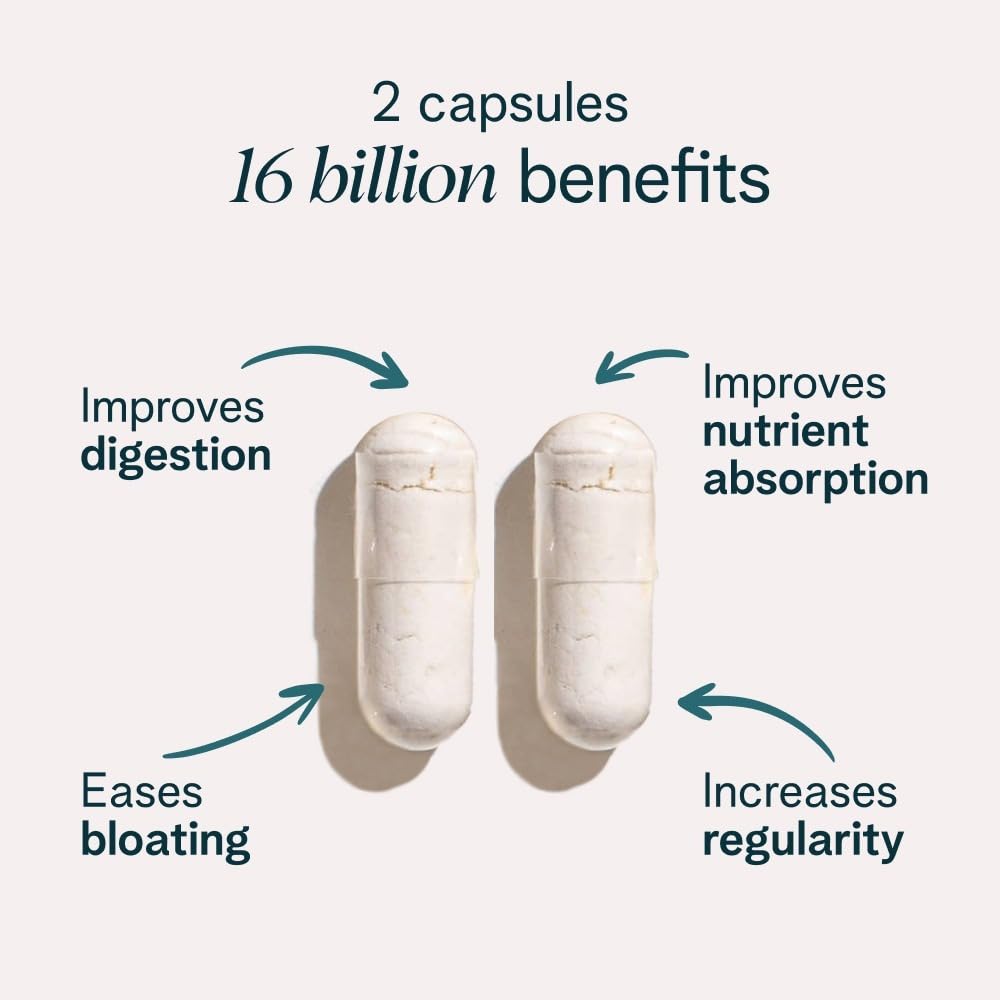Ora Organic Probiotics bottle pour shows easy dosing on the go