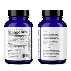 Ora Organic Turmeric Curcumin packaging front emphasizes clean, plant-based formula.
