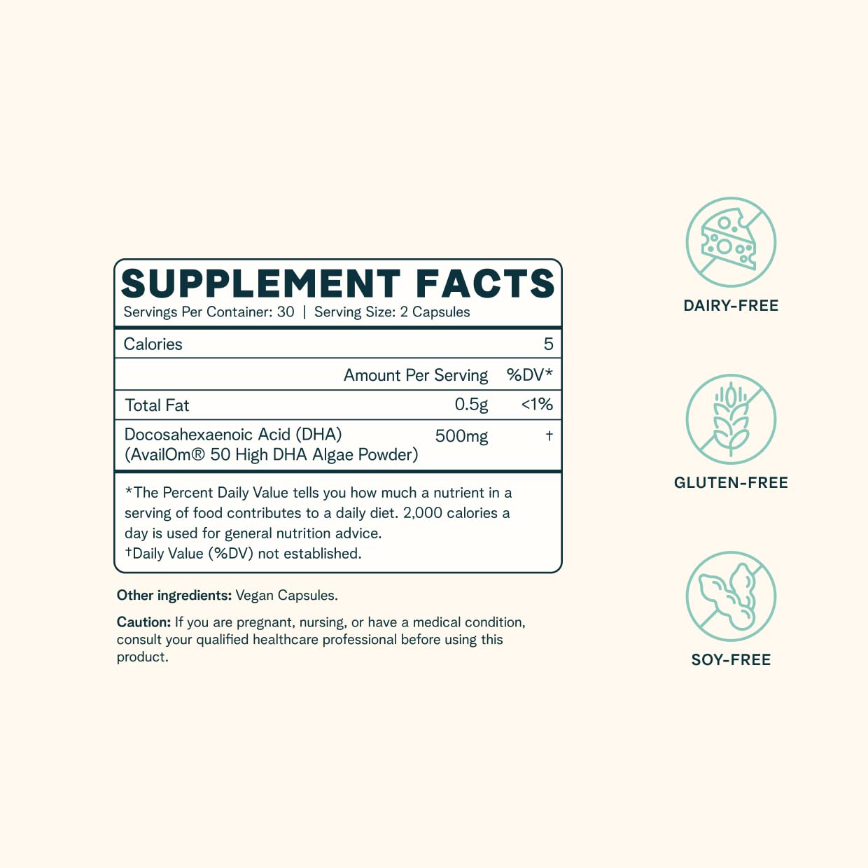 Ora Organic vegan omega3 algae dha: algae-derived dha boosts memory and eye health.