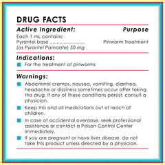 Oral-Pro Pyrantel Pamoate vanilla flavor aids kid-friendly administration.