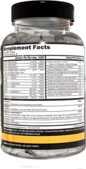 Close-up of Orange Triad tablets designed for recovery and digestion.