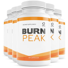 Orby BurnPeak bottle cap with easy-to-take capsules for daily wellness.