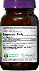 Oregon's Wild Harvest garlic capsules pack shot highlighting organic non-GMO formula
