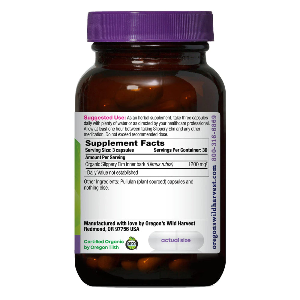 Oregon's Wild Harvest: Close-up of 90 vegan capsules highlighting a plant-based formulation for routines.