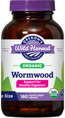 Oregon's Wild Harvest Wormwood bottle front view supports digestion