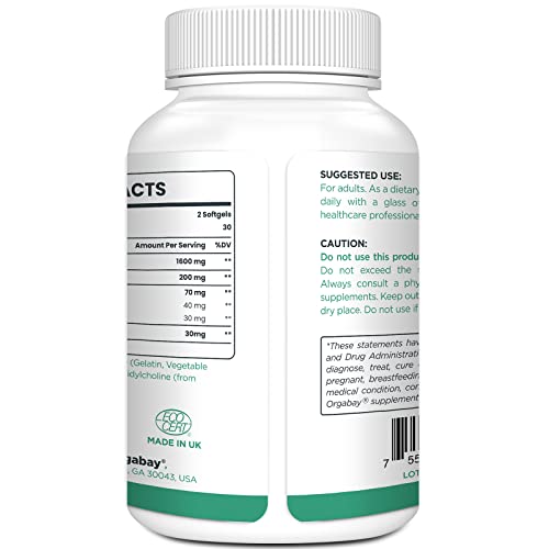 Orgabay high-dose quercetin 1600 mg graphic emphasizes daily quercetin plan.