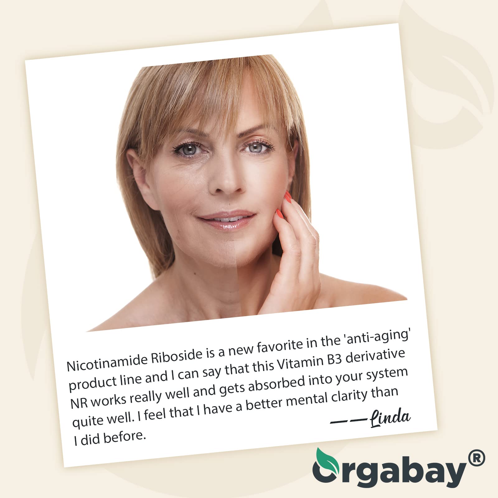 Orgabay NAD+ support concept visual promoting thoughtful daily health rituals.