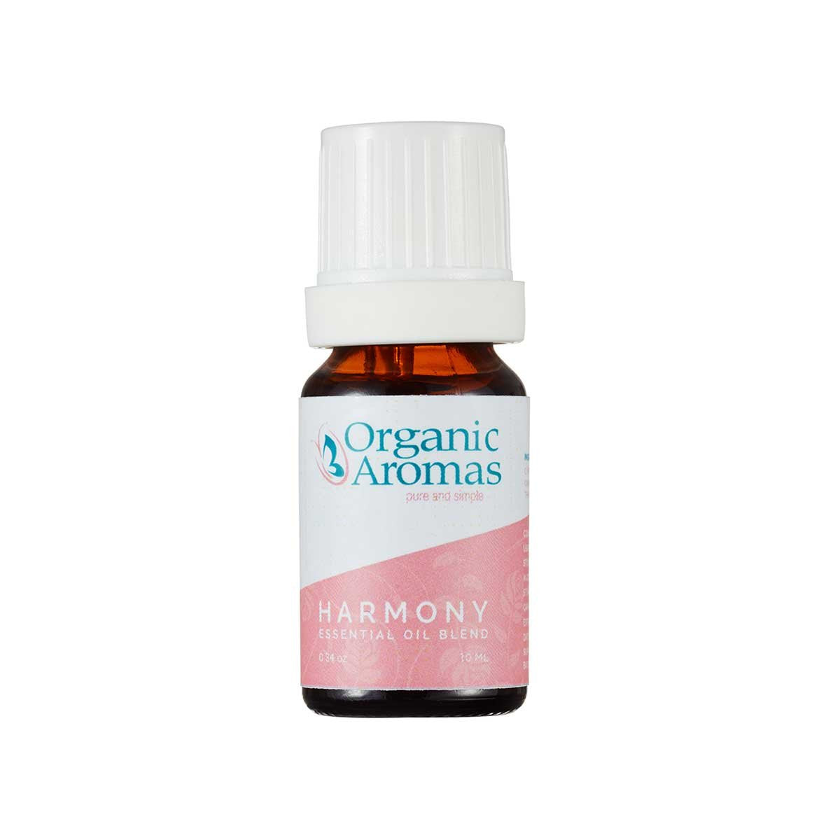 Organic Aromas Awaken Harmony bottle combines citrus and herbs to encourage balance.
