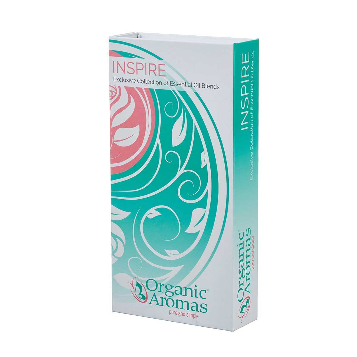 Organic Aromas Inspire Masculine 5 bottle pour for easy oil use