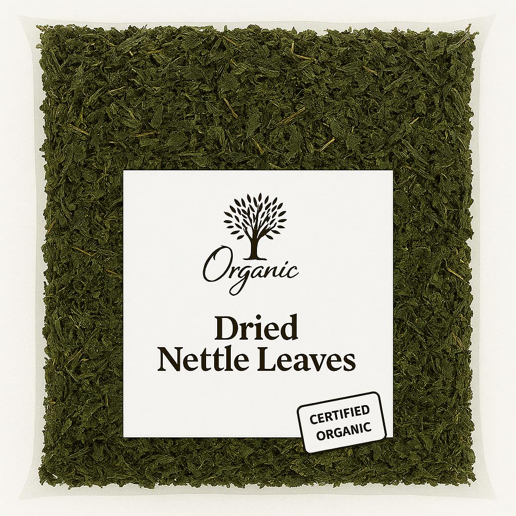 Organic Bio Herbs dried nettle leaf bulk for nourishing teas and blends.