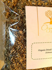 Organic Bio Herbs Echinacea dried flowers for tea infusion and natural wellness