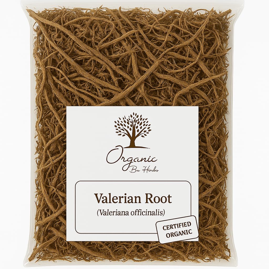 Organic Bio Herbs valerian root pile for premium herbal blends.