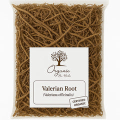 Organic Bio Herbs valerian root pile for premium herbal blends.