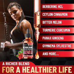 Organic Cadane Berberine Drops pineapple label highlights pineapple flavor.